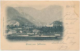 1899 (Vorläufer) Jablanica, railway station. Verlag von E. Weinmann (EB)