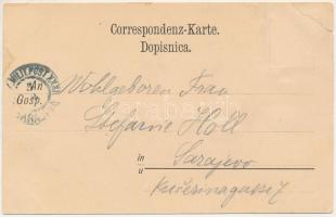 1899 (Vorläufer) Jablanica, railway station. Verlag von E. Weinmann (EB)