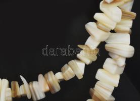 Fehér korall nyaklánc 80 cm