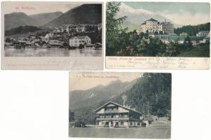 26 db RÉGI osztrák képeslap vegyes minőségben / 26 pre-1945 Austrian litho postcards in mixed quality