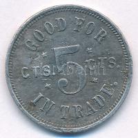 Amerikai Egyesült Államok / Northampton, Pennsylvania ~1900. 5c "McIlvain Fire Co." helyi ...