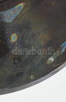 1947 Magyar Államvasutak elnökének tiszteletdíja feliratos ezüst (Ag) kupa 162 g