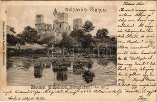 1902 Diósgyőr (Miskolc), várrom. Gedeon András kiadása (EK)