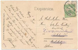 1910 Bilaj (Goszpics, Gospic); Spomen ploca stogodisnjice na licke junake pale proti Napoleonu u bit...