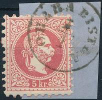 1867 5kr &quot;OHABA BISTRA&quot; (Gudlin 600 p)