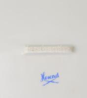 Herendi hecsedli mintás tál. Kézzel festett, jelzett, hibátlan 28x25 cm