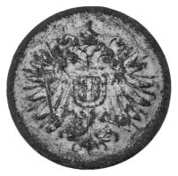 Ausztria 1893. 10h fém minipénz T:VF,F
Austria 1893. 10 Heller metal miniature coin C:VF,F