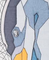 Kun Sarolta (1990-): Gém, vegyes technika, papír, jelzett, 40×30 cm