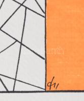 Kun Sarolta (1990-): Gém, vegyes technika, papír, jelzett, 40×30 cm