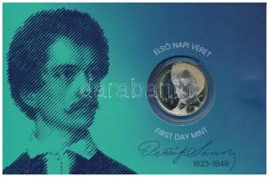 2023. 200Ft bicolor "Petőfi 200" első napi veret sorszámozott emléklapon "09843" T:UNC