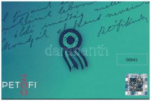 2023. 200Ft bicolor "Petőfi 200" első napi veret sorszámozott emléklapon "09843"...