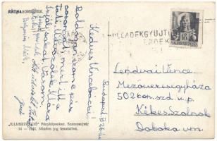 1944 Radnaborberek, Valea Vinului; üdülő, autók, székelykapu / spa, holiday resort, automobiles, Tra...