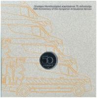 2023. 5Ft-200Ft (6xklf) + 50Ft Cu-Ni "75 éves az Országos Mentőszolgálat" + 100Ft bicolor ...