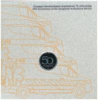 2023. 5Ft-200Ft (6xklf) + 50Ft Cu-Ni "75 éves az Országos Mentőszolgálat" + 100Ft bicolor ...