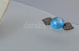 2 db üveg kínáló tál. 20x20 cm, 26x26 cm