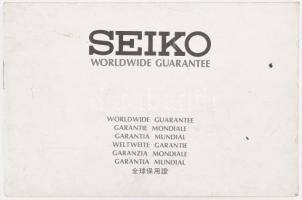 Seiko 17 köves automata dátumkijelzős karóra, működik, d: 36 mm eredeti garancia papírral. 1976