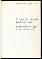 Gergelyi-Wurm: Historické organy na Slovensku. Bratislava, 1982, Opus. Kiadói egészvászon kötés, sér...