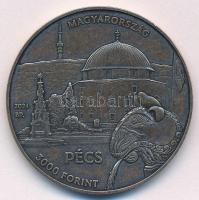 2024. 3000Ft Cu-Zn "Baranya vármegye, Pécs" kapszulában T:UNC