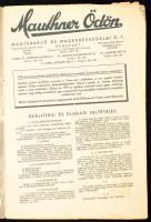 1948 Mauthner árjegyzék. Bp., Athenaeum-ny., 32 p. Kiadói tűzött papírkötés, kissé viseltes, foltos,...