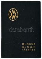 cca 1930-1935 Weiss Manfréd Acél- és Fémművei Rt. - Globus BD I. és BD IV. kazánok. Bp., Közlekedési...