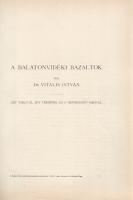 A Balaton környékének földrajzi leírása, orográfiája és geologiája. Geologiai, petrografiai, minerol...