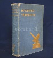 Szeghalmy Gyula:  Dunántúli vármegyék. Előszó: József főherceg ő királyi fensége. Budapest, 1937. Magyar Városok Monografiája Kiadóhivatala (Sárik Gyula és Géza ny., Cegléd-Budapest). 890 p. + 33 t. (28 kétoldalas, 5 színes). Egyetlen kiadás. Oldalszámozáson belül szövegközti rajzokkal, alaprajzokkal, térképvázlatokkal gazdagon illusztrált honismereti, turisztikai és statisztikai kötet, mely a magyarság életrevalóságának és műveltségének méltatására minden eszközt megragad, a földrajzi és történelmi áttekintés után pedig az elkülönült fejezetekben ismertetett dunántúli régiók meglátogatására csábít. A várak, várromok, városok, tavak, kultúrrégiók ismertetésénél a szerző sokszor helyi legendák és történelmi kuriózumok ismertetésével kelti fel az érdeklődést a helyszín iránt. A Dunántúl várai esetében a szerző kiemelt figyelmet fordít a nyugati határszél elcsatolt területein található grandiózus várak ismertetésére (Fraknó, Léka, Borostyánkő), vár-alaprajzok kíséretében, és ugyancsak kiemelt figyelme irányul a Balaton környékére. Az 554. oldaltól kezdődő statisztikai rész Veszprém vármegye községeit ismerteti, majd az adatközlők és a támogatók adattárát közli. A szerző a következő években hasonló szellemben írta meg a Felvidéki vármegyék és Erdélyi vármegyék című köteteit. Aranyozott, enyhén kopott kiadói egészvászon kötésben, az első kötéstáblán a tatai Turul-szobor dombornyomásos könyvdíszével. Jó példány.