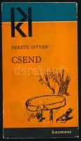 Fekete István: Csend. Bp., 1965, Kozmosz. Első kiadás. Bozóky Mária rajzaival. Kiadói papírkötés, a borítón kisebb kopásnyomokkal.