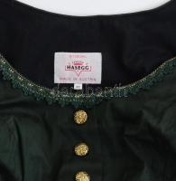 Kitzbühel Hasegg 46-os zöld tiroli női ruha, és 2 darab kötény