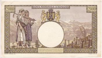Románia 1944. október 10. 2000L "U.3035 75869871" T:F de erős papír 
Romania 1944. Oct 10...