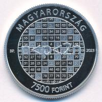 2023. 7500Ft Ag "Magyar származású Wolf-díjasok - Erdős Pál" tanúsítvánnyal, kapszulában T...