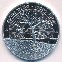 2021. 10.000Ft Ag "Pilinszky János" kapszulában, tanúsítvánnyal T:PP