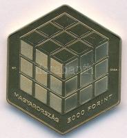 2024. 3000Ft Cu-Al-Zn "50 éves a Rubik-kocka" kapszulában, tanúsítvánnyal T:P