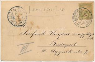 1904 Karánsebes, Caransebes; Caluseriul táncosok. H. Rosenfeld kiadása / Romanische Nationaltänzer /...