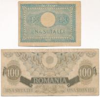 Románia 1945. 100L + 1947. augusztus 27. 100L T:F
Romania 1945. 100 Lei + 1947. August 27th 100 Lei...