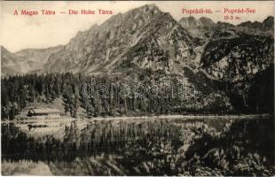 Tátra, Magas-Tátra, Vysoké Tatry; Poprádi tó / Popadske pleso / lake