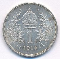 Ausztria 1915. 1K Ag "Ferenc József" T:AU 
Austria 1915. 1 Corona Ag "Franz Joseph&q...