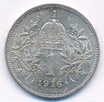 Ausztria 1916. 1K Ag "Ferenc József" T:AU 
Austria 1916. 1 Corona Ag "Franz Joseph&q...