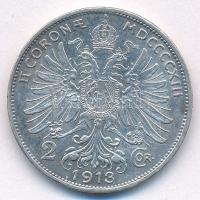 Ausztria 1913. 2K Ag "Ferenc József" T:XF patina
Austria 1913. 2 Corona Ag "Franz Jo...