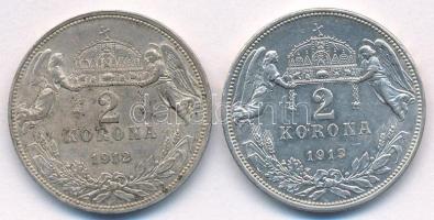 1912KB + 1913KB 2K Ag "Ferenc József" (2xklf) T:XF
Adamo K6