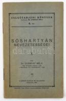 Dr. Dornyay Béla: Sóshartyán nevezetességei. Salgótarjáni Könyvek sorozat. Salgótarján, 1936, m.k., sérült papírkötés.