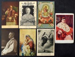 Kb. 140 db RÉGI vallási motívum képeslap vegyes minőségben