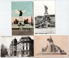 50 db régi erdélyi város képeslap vegyes minőségben / 50 pre-1945 Transylvanian town-view postcards ...