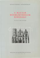 A magyar műemlékvédelem korszakai. Tanulmányok. 1996, Országos Műemlékvédelmi Hivatal. Kiadói papírkötés, jó állapotban.