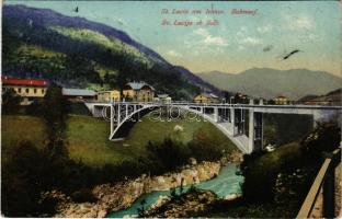 Most na Soci, Sveta Lucija, Santa Lucia d'Isonzo; Bahnhof / railway station, bridge (fl)