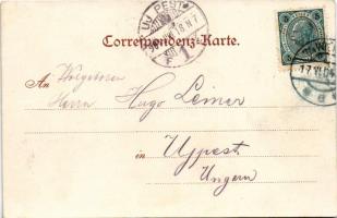 1904 Wien, Vienna, Bécs; Tivoli, Wallner's Meierei / restaurant