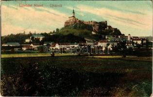 1909 Németújvár, Güssing; vár. J. Salvachrist kiadása / castle (Rb)