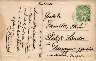 1911 Fiume, Rijeka; Bergudi, Danubius Werfte / Danubius hajógyár (Ganz és Tsa. Danubius Gép-, Waggon...