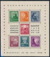 1938 Eucharisztikus blokk (10.000) (kis törések)