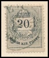 1874 Színesszámú 20kr 13-as fogazással (4.000)