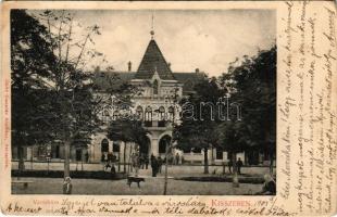 1904 Kisszeben, Zeben, Sabinov; Városháza. Stehr Gusztáv kiadása / town hall (Rb)